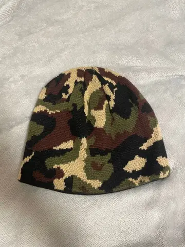 카모 패턴 비니