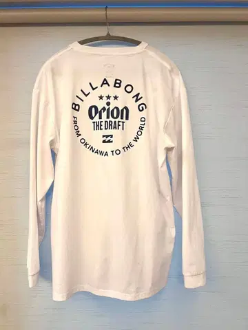 [가격 인하] [한정품] [BILLABONG x ORION] 긴팔 티셔츠