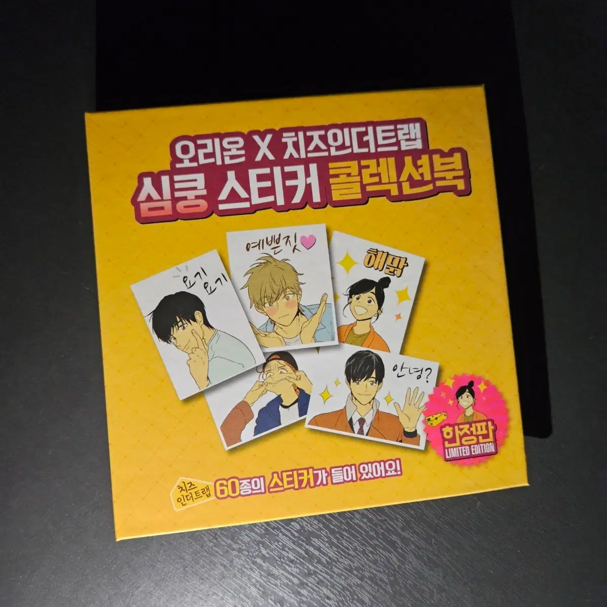 치즈인더트랩 한정판 스티커 콜렉션북