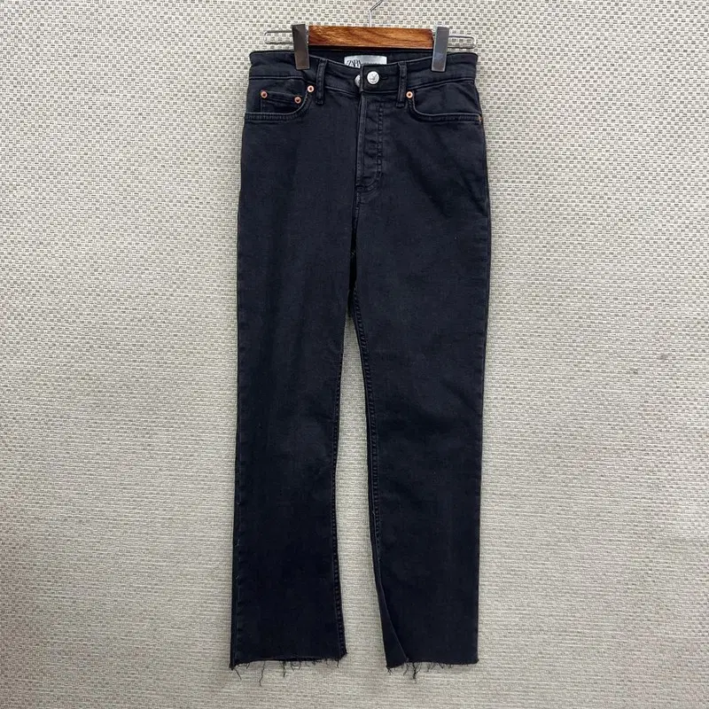 자라 ZARA 스판 블랙진 데님 청바지 24인치 D09128