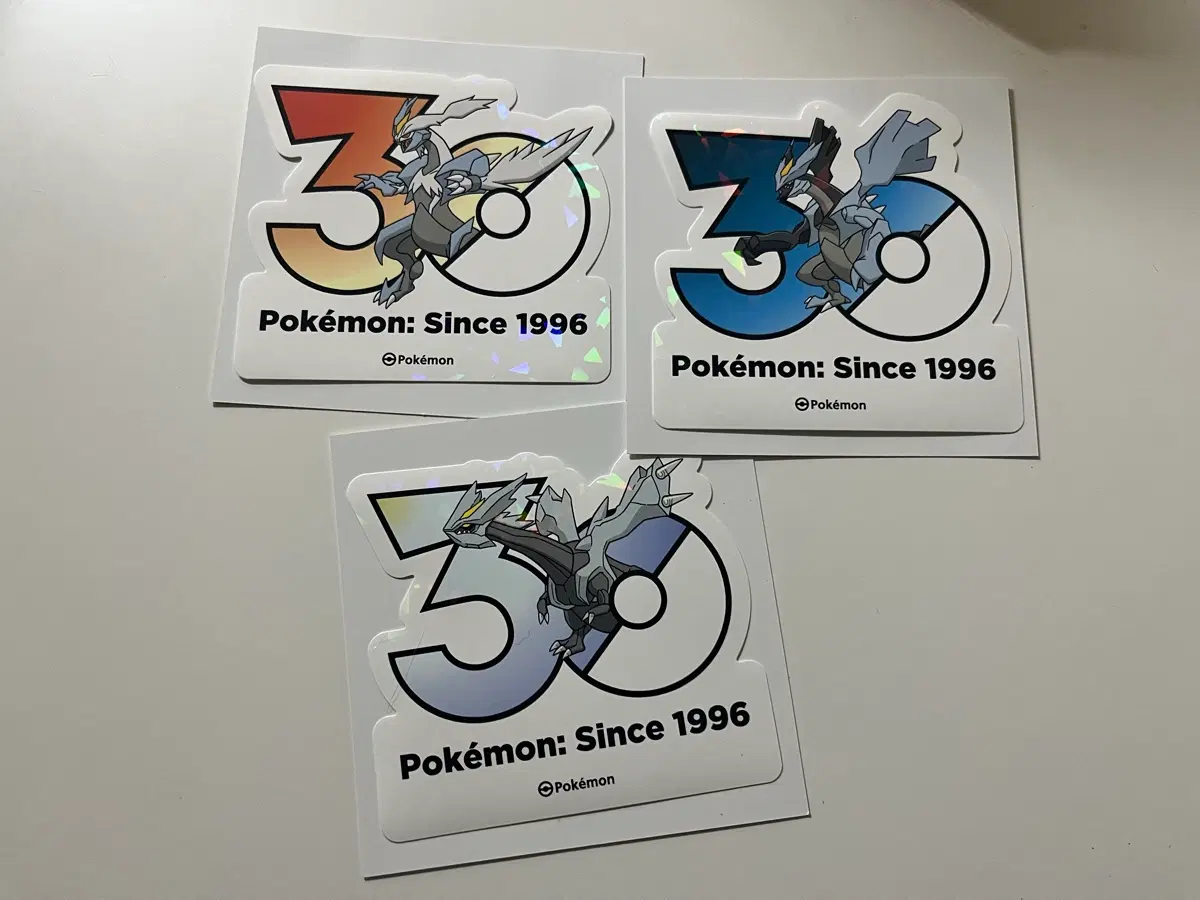 포켓몬 30주년 스티커 큐레무