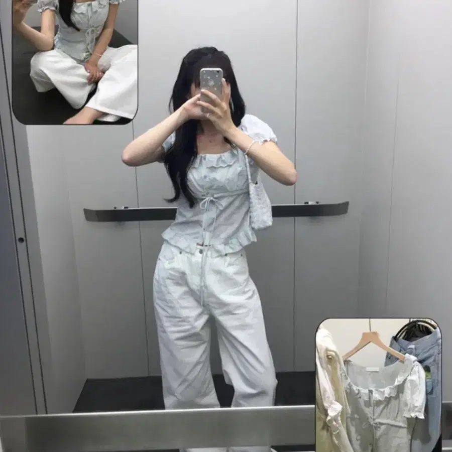 [피터앤웬디] 마멀레이드 러플 반팔 블라우스