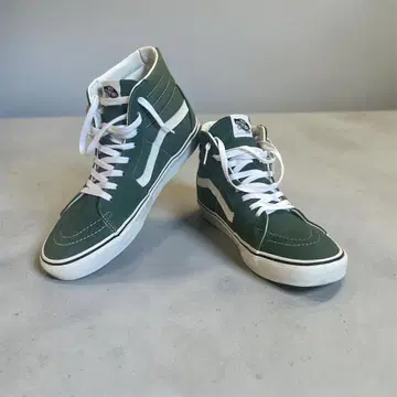 VANS Sk8-Hi 그린 하이컷 스니커즈