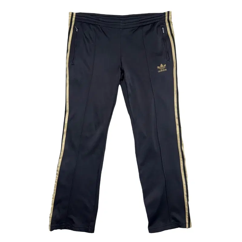 ADIDAS 트레이닝 팬츠 골드 스트라이프 100