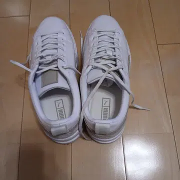 PUMA 스니커즈 24.5cm 화이트