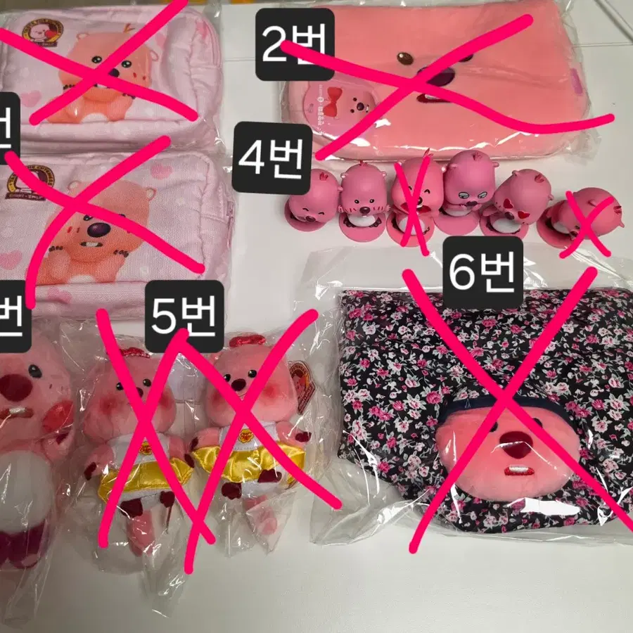 (정품)잔망루피 정리(파우치,피규어,인형키링)