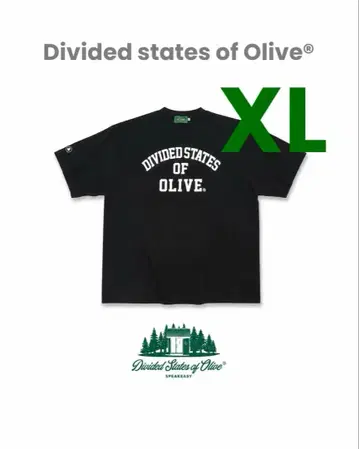 [ 최종 가격 ] Divided States of Olive T 블랙 XL