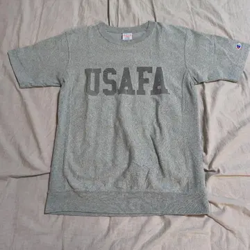 Champion USAFA 리버스 위브 티셔츠 그레이 M