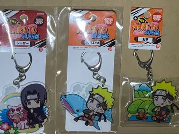 NARUTO 지역 한정 아크릴 키링 3종 세트