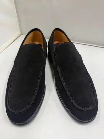 [새상품] 소가죽 스웨이드 남성 신발 26cm 가죽 신발 블랙 로퍼