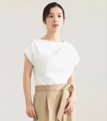 새상품 비대칭 드레이프 풀오버