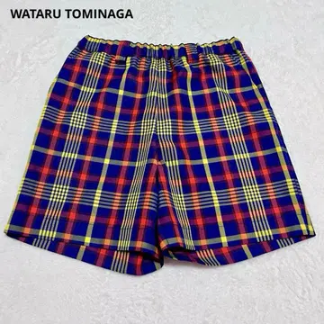 컨디션 최상 WATARU TOMINAGA 엘라스틱 웨이스트 쇼츠