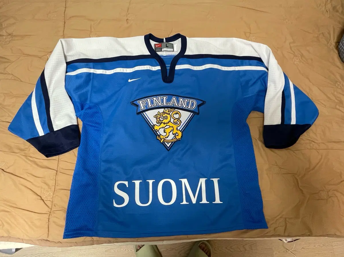 (시착 새상품) 나이키 핀란드 하키 저지 유니폼 SUOMI XL 판매