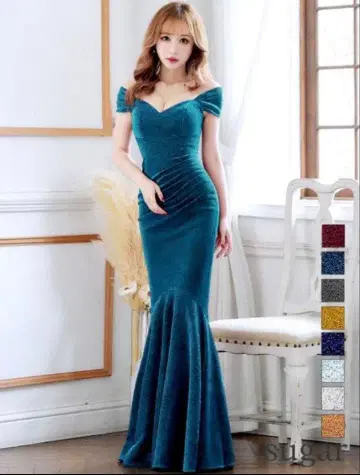 SUGAR UNA VALERIE 롱 드레스