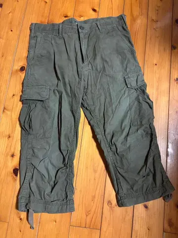 fob factory 크롭 카고 팬츠 L 사이즈 일본제