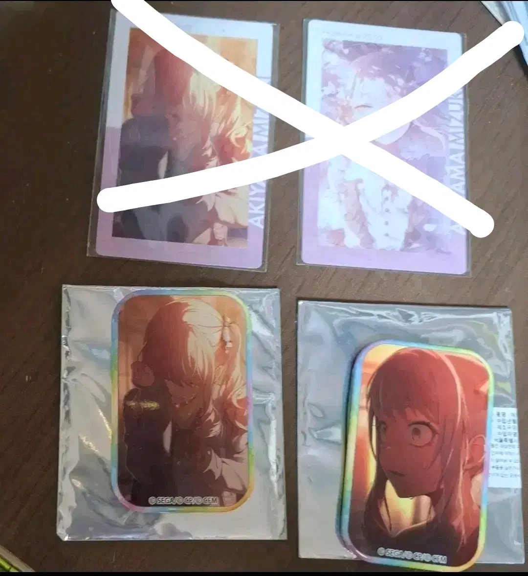 프세카 미즈키 둔꽃 여화 사각 캔뱃지 이픽 아키야마