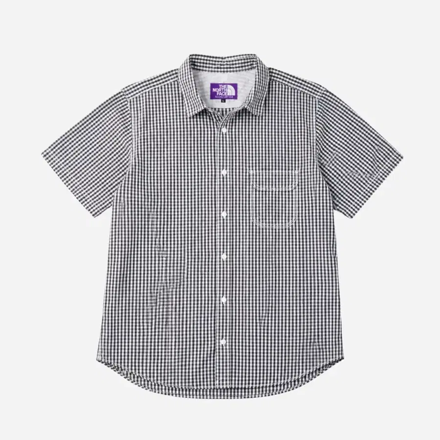 The North Face 퍼플라벨 깅엄 s/s 크롭 셔츠