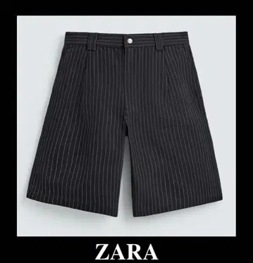 ZARA 남성용 스트라이프 숏팬츠