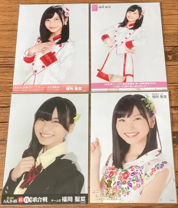 후쿠오카 세이나 혜택 회장 한정판 4장 브로마이드 AKB48
