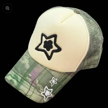 Starteam 스타팀 메쉬 캡 카모 그린 스타치