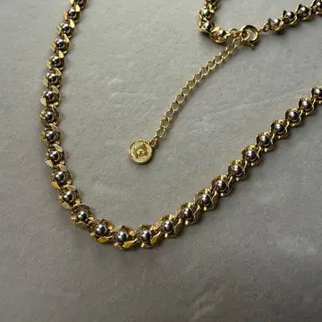 목걸이 Pierre Cardin 골드 x 실버 디자인 체인