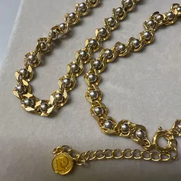 목걸이 Pierre Cardin 골드 x 실버 디자인 체인