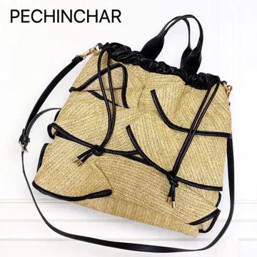 PECHINCHAR 2way 복조리 x 프릴 핸드백 숄더 바스켓