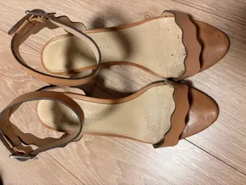 LOEFFLER RANDALL 가죽 샌들 앵클 스트랩