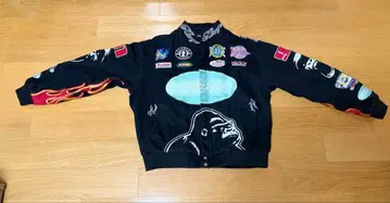 XLARGE 레이싱 자켓 바시티 자켓 블랙 XL