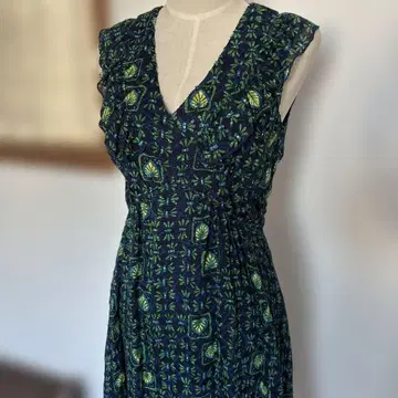 ANNA SUI 안나수이 실크 혼방 슬리브리스 원피스 사이즈 2