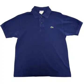 LACOSTE 라코스테 피케 셔츠 네이비 사이즈 4 페루제 악어 로고 자수 로고