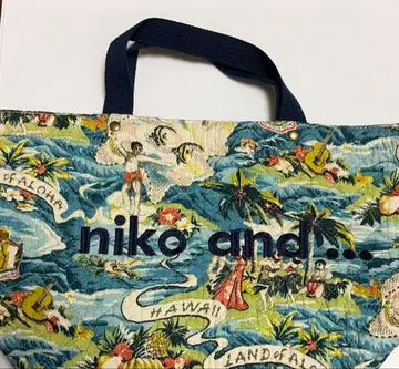 niko and - 하와이안 퀼팅 토트백