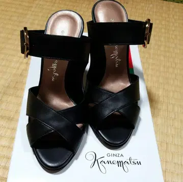 GINZA Kanematsu 샌들 블랙