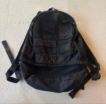 귀중 KTZ 패치워크 백팩 블랙
