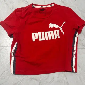 PUMA 여성용 반팔 T셔츠 레드