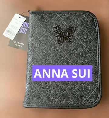 ANNA SUI 덕질에 사용할 수 있는 멀티 파우치 블랙 미사용 새상품