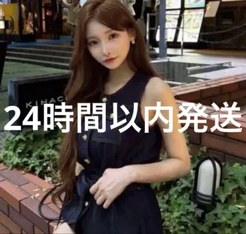 [ 미사용 새상품 ] 왕홍 데님 셋업 상의만 S 사이즈