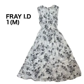 frayid FRAY I.D 허리 셔링 플라워 프린트 원피스