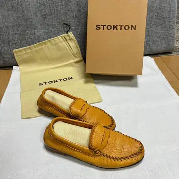 STOKTON 스톡톤 여성용 가죽 로퍼 사이즈 35