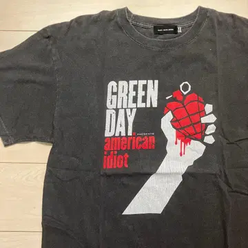 GOOD ROCK SPEED Green Day 티셔츠 그레이