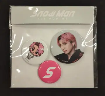 SnowMan 1st POP-UP 사쿠마 다이스케 캔뱃지 세트