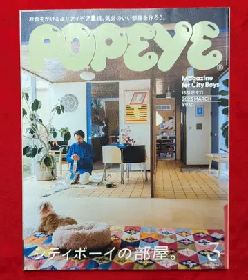 POPEYE(뽀빠이) 2023년 3월호 911 시티 보이의 방
