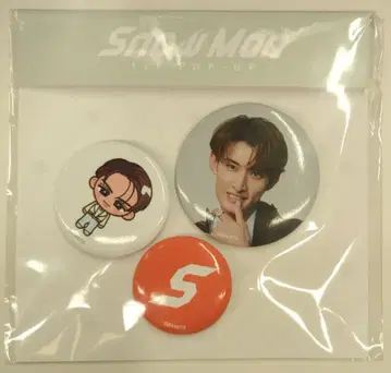 SnowMan 1st POP-UP 무카이 코지 캔뱃지 세트
