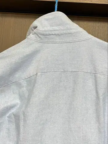 폴로 랄프 로렌 포니 자수 기사 디자인 긴팔 셔츠 블루 M