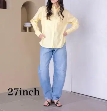 새상품 Levi's CINCH 배럴 청바지 인디고 블루 27inch