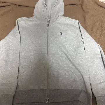u.s.polo ASSN 풀 집업 후드티 그레이 L