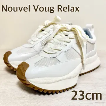Nouvel Voug Relax 통굽 스니커즈 화이트 23cm 화이트
