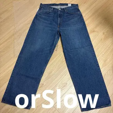[ 미사용 새상품 ] orSlow 100 SUPER DAD 데님 팬츠