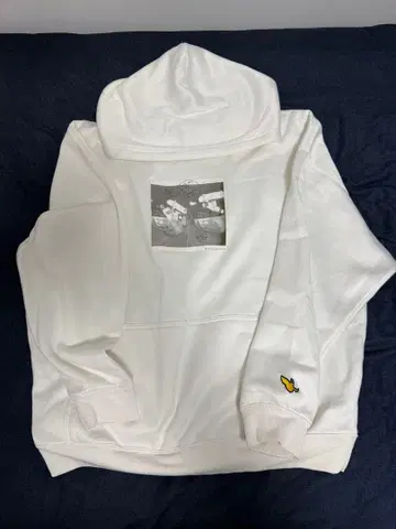 Mark Gonzales 후드티 화이트