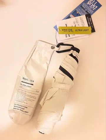 우천 겸용 양산 초경량 접이식 양산 울트라 라이트 그레이 Wpc. IZA